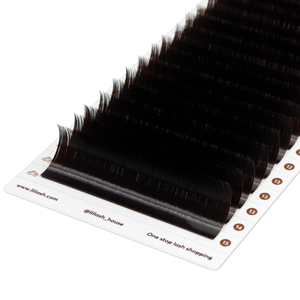 Cils classiques brun foncé, volume russe, longue tenue, cils naturels bruns, vente en gros - Product Image 1