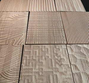 แผ่นผนังไม้แกะสลักด้วยเครื่อง CNC แบบ 3 มิติ - Product Image 5