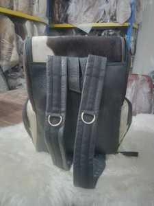 Genuine Hair-On Leather <b>Backpack</b> Premium Travel Laptop Bag Custom Logo Wholesale Supplier Manufacturer Bulk LHBP-0046 - Product Image 6