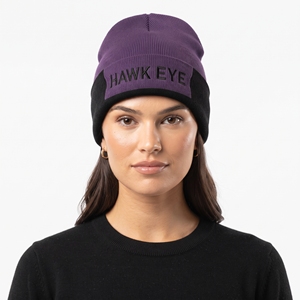 Bonnet tricoté personnalisable pour l'hiver, en acrylique doux et chaud, avec revers, unisexe, vente en gros, couvre-chef pour temps froid - Product Image 1