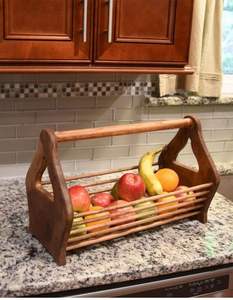 Ensemble de paniers à fruits en bois faits à la main, écologiques, en gros |   Design moderne |   Avec le Ramadan, la nouvelle maison prend un sens spécial. |   Rangement de table |   Haute gamme - Product Image 2