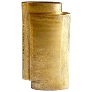 <b>Tall</b> Decorative Metal Vase For Entryway Console <b>Table</b> Styling And Luxurious Floral Accent Display Ideas - Product Image 1