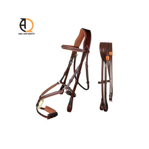 Nouvelles rênes équestres d'extérieur de haute qualité, réglables, personnalisation acceptée, bride en cuir pour chevaux - Product Image 3