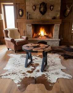 Mesa de centro de resina Obsidian Drift, mesa de resina de madera Archipelago Midnight, mesa artesanal Eclipse Islands, mesa de lujo Shadow Reef - Product Image 5