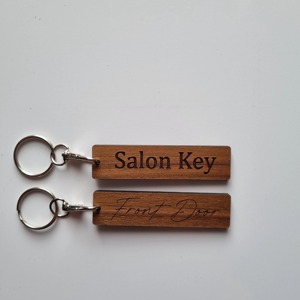 Geometric Design Wooden <b>Key</b> <b>Chains</b> Two Tone Wooden <b>Key</b> <b>Chains</b> Solid Finish Wooden <b>Key</b> <b>Chains</b> Wholesale Factory Price Item Wooden - Product Image 3
