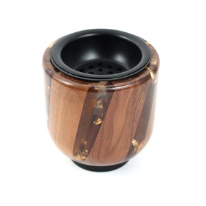 Quemador de Incienso de Madera de Acacia y Resina Epoxi Estilo Árabe Premium – Mubkhar de Lujo Hecho a Mano para Decoración del Hogar, Ramadán - Product Image 6