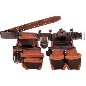 Leather <b>Tool</b> <b>Pouch</b> Nail <b>Pouch</b> Carpenter Bag Kit Electrician handyman <b>Belt</b> Holder - Product Image 4
