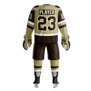 premium fabric smooth texture sportswear ice hockey uniform durable stitching long lasting ice hockey uniform - Product Image 3