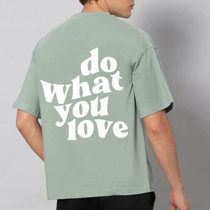 T-shirt décontracté pour homme en jersey 100 % coton marron à col rond et manches courtes, avec imprimé numérique sur le devant, motif uni, séchage rapide, coupe classique - Product Image 3