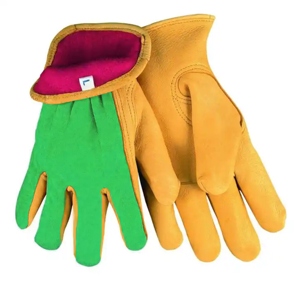 Guantes de Conducción de Cuero Reforzado de Piel de Vacuno, Guantes Industriales de Alta Seguridad con Protección para Manos y Brazos de Piel de Cabra - Product Image 4