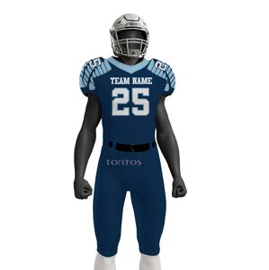 Maillots et uniformes de football américain unisexes les plus vendus, respirants, à séchage rapide, à manches courtes pour adultes et jeunes - Product Image 6
