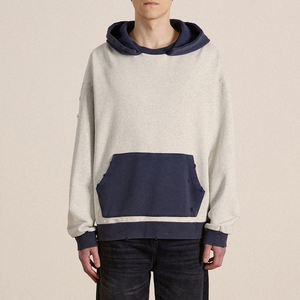 Sudadera con capucha para mujer, lisa, de moda, con cremallera, efecto desgastado por el sol, lavado ácido, con cordón, de felpa francesa, estilo desgastado - Product Image 5