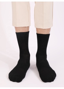 Custom Digital Printing Breathable Crew Knit Branded Design Standard Autumn Organic Cotton Sport <b>Socks</b> for Men and Women - Product Image 3