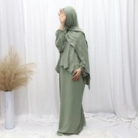 Nouvelle Collection 2023 : Abaya Modeste de Dubaï pour Femme, Robe Musulmane avec Hijab, Respirante et Légère, Personnalisable OEM, Disponible à la Vente en Gros