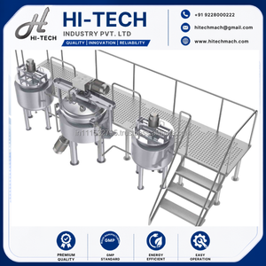 Planta de Fabricación de Ungüentos Automática Premium con Sistema Homogeneizador al Vacío para Formulación de Crema, Bálsamo y Gel, Fabricante de la India - Product Image 6