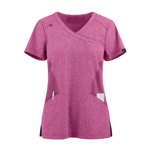 Ensemble d'uniformes Top Scrubs de l'usine Saomai FMF Vêtements médicaux d'hôpital à bas prix Style sportif très doux Options de taille Plus - Product Image 3