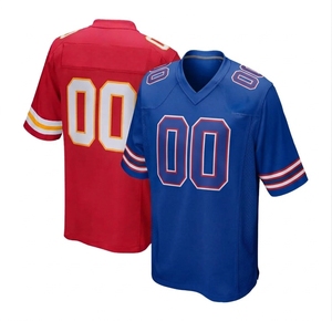 Maillot de football unisexe personnalisé, col en V, manches courtes, noir et blanc, numéros, maille respirante, évacuation de l'humidité, 100% polyester, coupe classique - Product Image 2