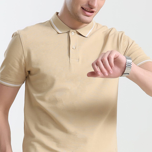 เสื้อโปโลชายขายส่ง รับทำโลโก้ กันน้ำ กันคราบน้ำมัน เสื้อโปโลลำลองชาย ผ้าฝ้าย - Product Image 3