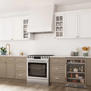 A-v-a-l-l-o-n - Capó de acero inoxidable convertible de 28 pulgadas, 600 CFM, para montaje en pared - Product Image 2