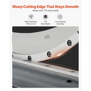 เครื่องตัดแผ่นโลหะแบบกิโยตินขนาด 20 นิ้ว ใช้มือบังคับ สำหรับงานตัดแผ่นโลหะคุณภาพสูง วัสดุ Q235 - Product Image 3