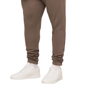 Custom Womens Logo Fleece Jogger <b>Trouser</b> Slim Fit Drawstring Waist <b>Cuffed</b> Sweatpants OEM Apparel Factory Wholesale Bulk Supplier - Product Image 3