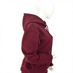 Sudadera con Capucha para Mujer, 400 GSM, Algodón Grueso, Antiarrugas, Estilo Urbano, Personalizable OEM ODM, Marca Privada, Precio de Fábrica al por Mayor - Product Image 1