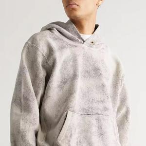 Sudadera con Capucha Personalizada Estilo Acid Wash, Ecológica, Impermeable, de Algodón French Terry, Estilo Vintage, para Invierno - Product Image 3