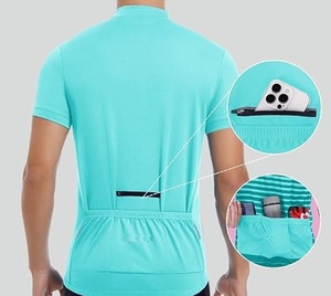 Camiseta de Ciclismo de Manga Corta para Bicicleta de Montaña MTB, Jersey de Ciclismo Transpirable, Personalizada al por Mayor OEM - Product Image 1