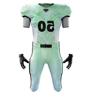 Conjunto de Uniforme de Fútbol Americano de Secado Rápido, Material de Poliéster Tackle Twill, Uniforme Transpirable Unisex con Nombre de Equipo Personalizado - Product Image 5