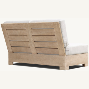 Sofá para la sala de estar hecho de madera de teca con un estilo moderno que es cómodo sentarse sobre él ya que está hecho de espuma suave. - Product Image 5