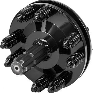 Giunti Universali 1 3/8'' con Frizione a Slittamento PTO a 6 Denti, in Acciaio Carburato, per Trattore, con Rotore Regolabile - Product Image 1