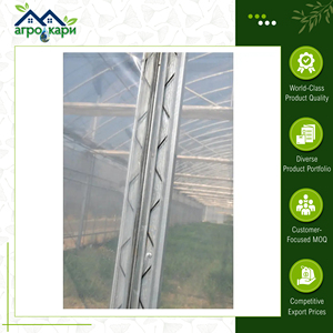 Perfil de Acero Galvanizado de Alta Calidad de 2m con Canal de Bloqueo de Película y Alambre Ondulado para Fijación Segura de Película de Polietileno para Invernaderos y Agricultura - Product Image 5