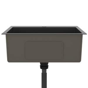 อ่างล้างจานครัวสแตนเลสสีดำทำมือ - Product Image 4