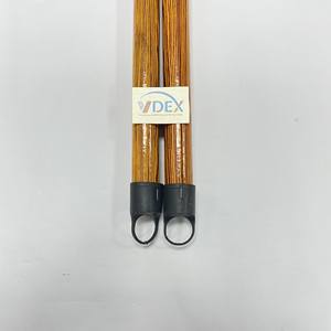 Manche de balai en bois eucalyptus pour vadrouille et autres équipements de nettoyage Accessoire de pelle à poussière - Product Image 4