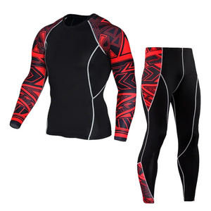 Trajes de Compresión para Hombre de Buena Calidad |   Conjunto de Compresión Deportiva para Hombre, Hecho en Fábrica con Materiales Personalizados, Secado Rápido y Transpirable, OEM - Product Image 6