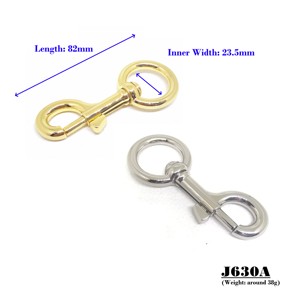 MING KEE METAL Heavy Duty Metal Swivel Snap Hook Zinc Alloy <b>Spring</b> Lobster Clasp Trigger Clip for Bag Strap Keychain Accessories - Product Image 2