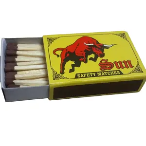 Marktpreis Naturholz Made Safety Matches Hot Selling umwelt freundliche Streichholz schachtel Kaufen Sie beim indischen Lieferanten