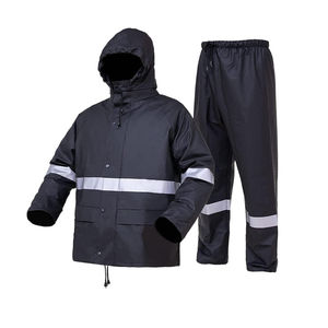 Ensemble imperméable réfléchissant OEM avec col montant et fermeture éclair, pour moto et cyclisme en extérieur, pour hommes et femmes - Product Image 4