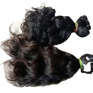 วิกผมต่อผมบริสุทธิ์แบบไม่ผ่านกระบวนการสำหรับ100% ผมชาวอินเดียแบบธรรมชาติสีธรรมชาติจากอินเดีย - Product Image 1