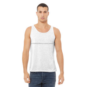 Débardeurs de sport pour la musculation, singlet en coton et fibre de bambou, gilets de sport pour l'entraînement, débardeur pour homme, prix de gros - Product Image 6