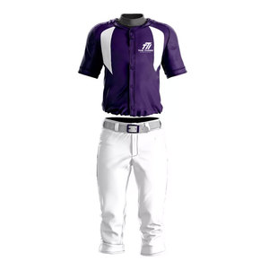 Uniforme de Béisbol para Hombre de Alto Rendimiento, Transpirable, Ligero, Elástico, Personalizable, Conjunto de Jersey y Pantalones Cortos, Diseño Profesional - Product Image 1