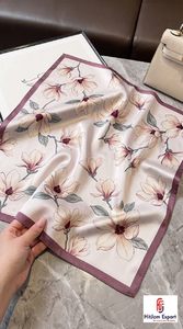 Écharpe en satin personnalisée avec logo imprimé, vente en gros, tissu sur mesure, cadeau promotionnel, fournisseur OEM ODM, Nigéria, Ghana, Kenya, Congo - Product Image 6