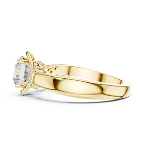Sparkling Bridal Moissanite Diamond <b>Ring</b> - Product Image 2