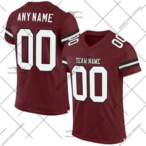 Maillot de football américain personnalisé, col en V, manches courtes, blanc, bleu, jaune, maille respirante, nom de l'équipe, n'importe quel nom, impression sublimée - Product Image 2