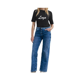 Camisetas de Cuello Redondo para Mujer, Transpirables, de Secado Rápido, Antiarrugas, con Estampado Personalizado, Manga Larga, 100% Algodón, Ecológicas, OEM - Product Image 1