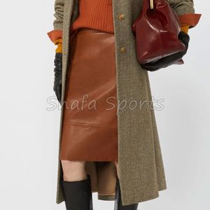 Últimos Diseños de Moda, Faldas Casuales Transpirables para Mujer, Faldas de Cuero para Mujer con Color Personalizado al por Mayor - Product Image 3