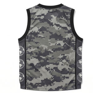 Conjunto de Uniforme de Baloncesto de Verano Personalizado, Tallas Grandes, Camiseta y Pantalones Cortos Transpirables para Entrenamiento Deportivo, Maluza Industries - Product Image 3