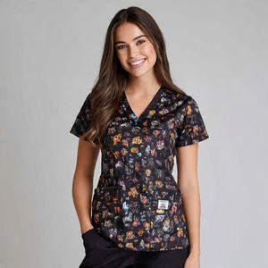 Hauts de travail extensibles pour toilettage canin pour femmes, uniformes de toilettage pour animaux de compagnie, vêtements de toilettage pour chiens, hauts de toilettage pour animaux de compagnie, vente en gros - Product Image 1