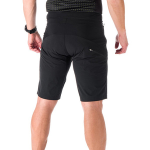 Pantalones Cortos Bermuda de Lona Negros para Hombre, Cintura Alta, Cierre con Cordón, Transpirables, Casuales, con Logotipo Frontal y Bolsillos Tipo Cargo - Product Image 4