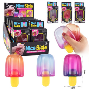 Lot de jouets squishy personnalisés en gros de marque KL – Balles sensorielles anti-stress à rebond lent, jouets en forme de cornet et de cube de crème glacée – 14+ OEM/ODM - Product Image 1